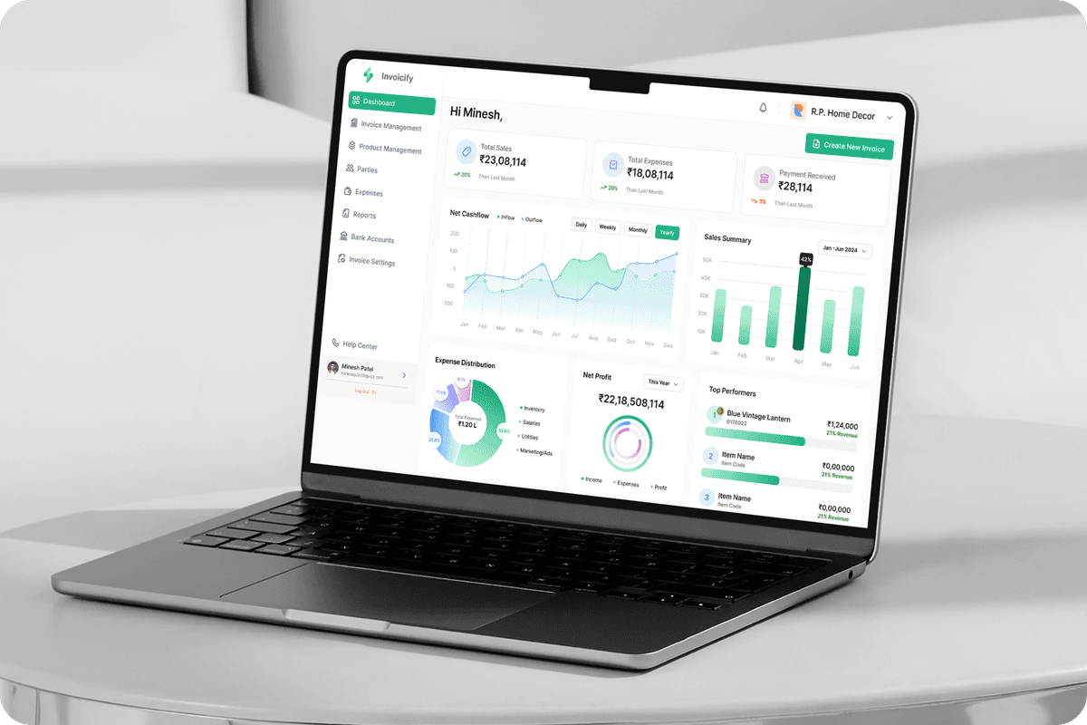 Invoicify - A Billing & Accounting Software