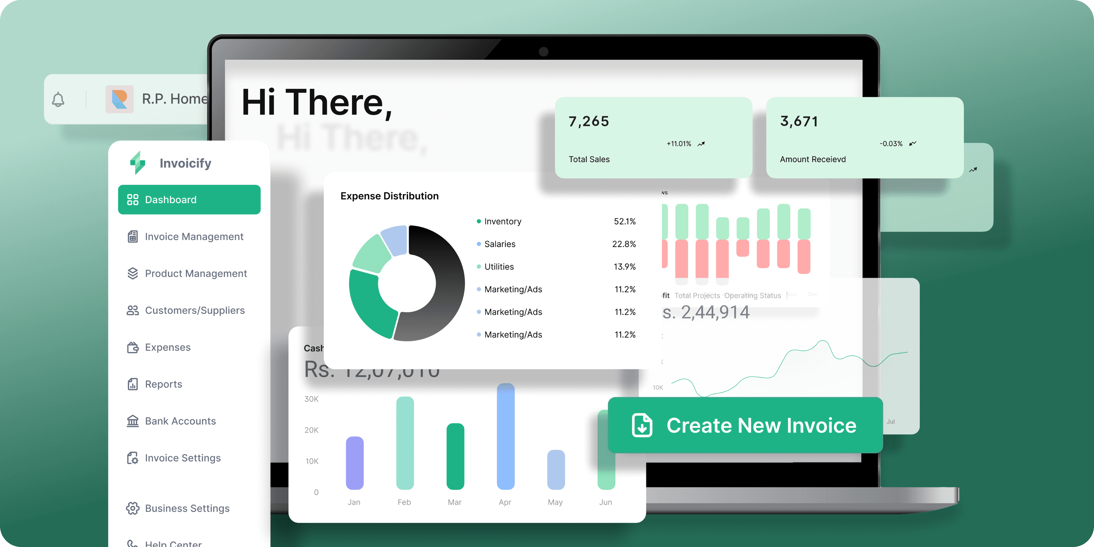 Invoicify case study artwork
