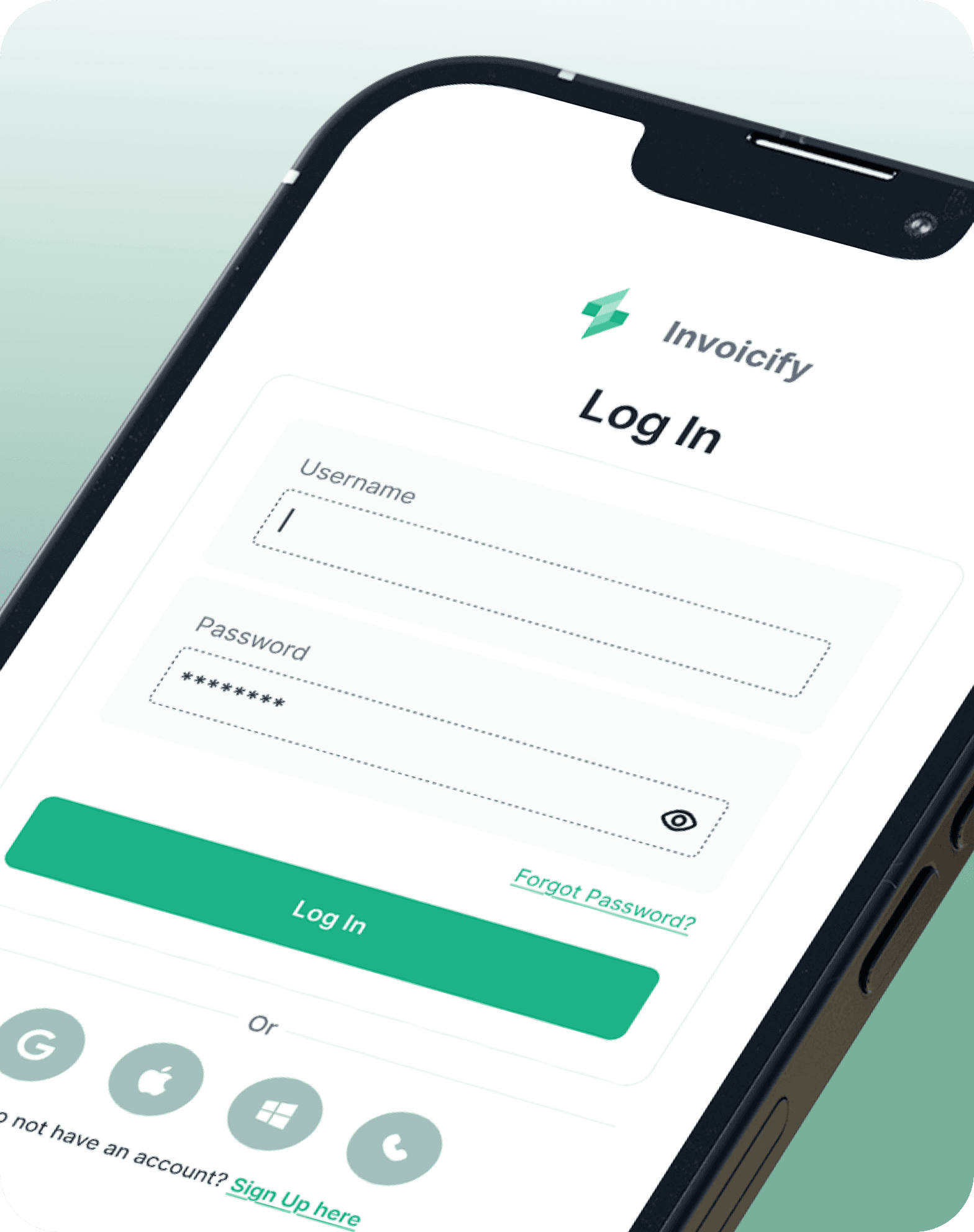 Invoicify design presentation 1