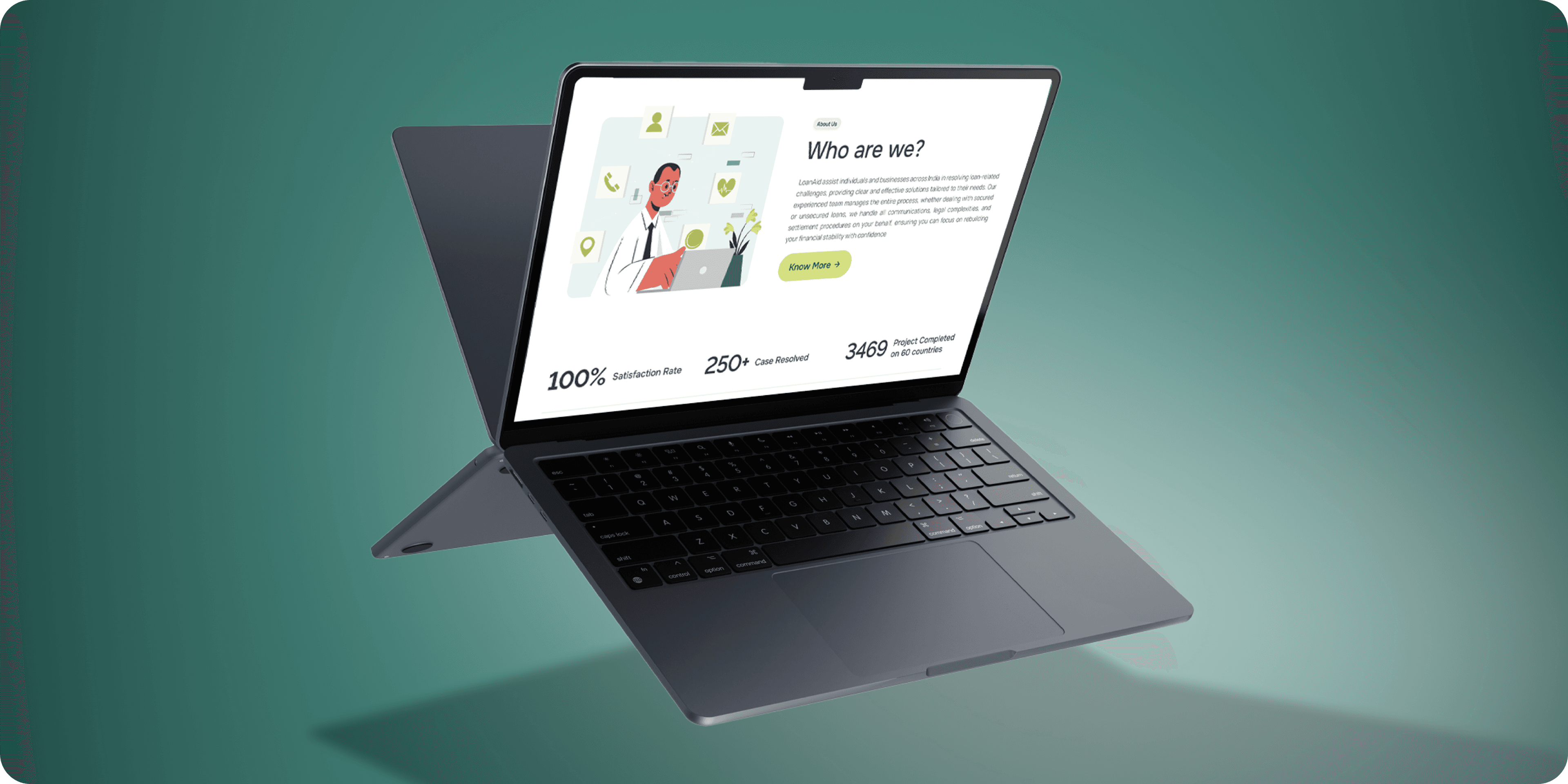 LoanAid debt settlement website challenge