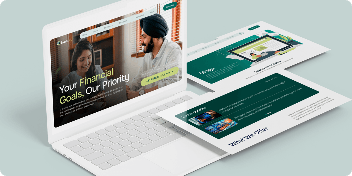 LoanAid -A Website offering Loan Resolution Services.